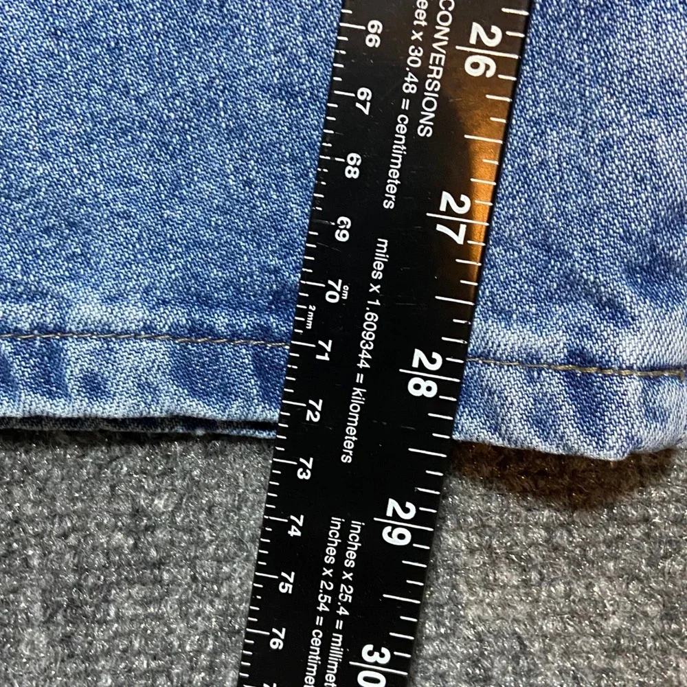 Vintage Lee High Waisted Mom Jeans Medium Wash Elastic Back 18W P Made in USA
